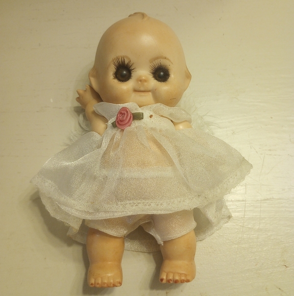 Vintage Y2K Porcelain Kewpie Angel Doll - Picture 1 of 8
